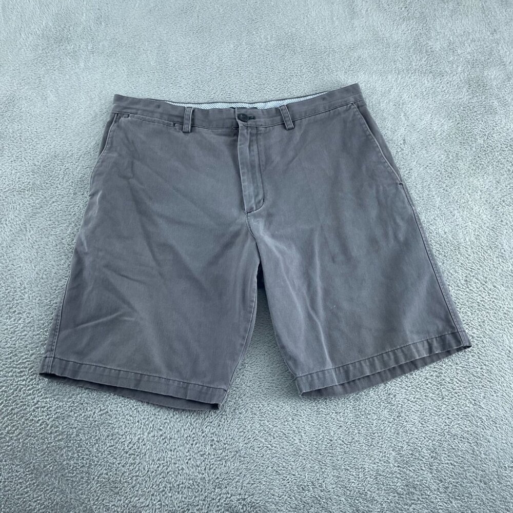 Mens Gray Cotton Chino Shorts 36 Waist 3912